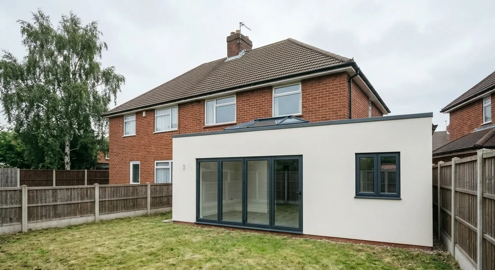 Wrap-around extension in Sutton Coldfield — finished extension