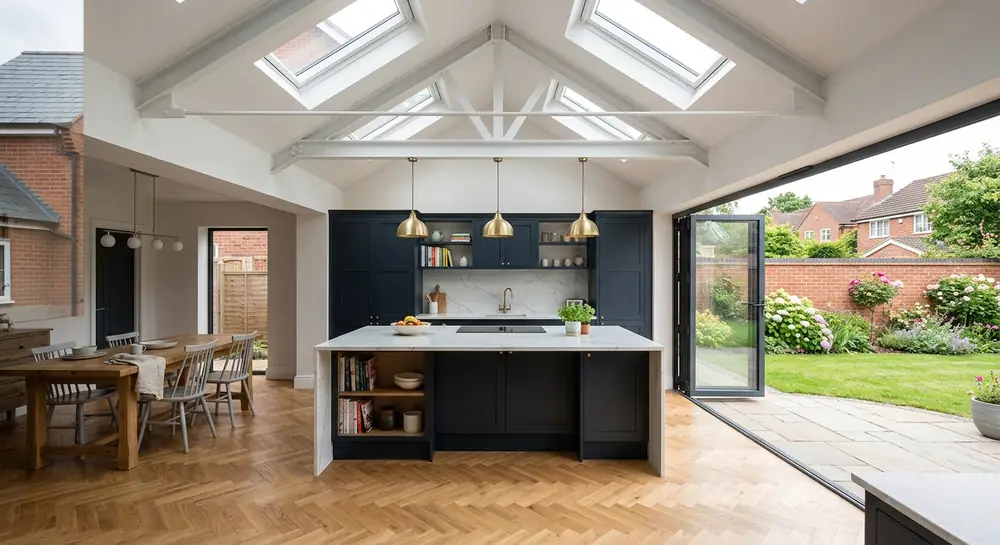 Kitchen extensions project example